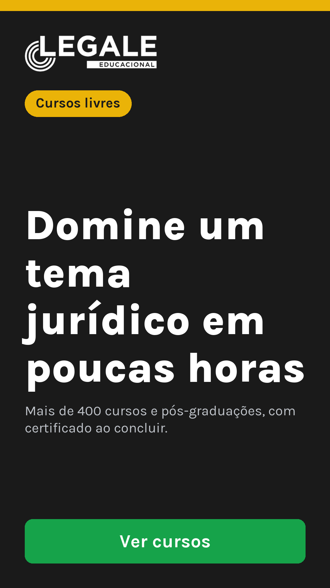 Criativo Cursos livres 1080x1920